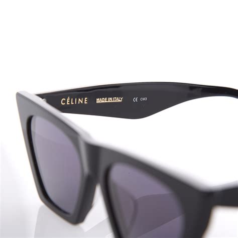 celine sunglasses cl 41468 s|CELINE EDGE CL 41468/S BLACK SUNGLASSES .